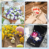 GOMAKERER 10Pcs 10 Colors Cloth Simulation Flower 12 Heads A Bouquet Roses AJEW-CA0003-70-4