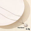 Non-Tarnish 304 Stainless Steel Sun Pendant Necklace JY7792-1-1