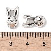 Tibetan Style Zinc Alloy Bunny Pendants X-TIBEP-R334-037AS-RS-3