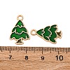 Christmas Alloy Enamel Pendants ENAM-K080-01A-G-3