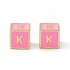 Rack Plating Brass Enamel Beads KK-B060-04G-05K-2