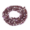 Electroplate Opaque Glass Beads Strands EGLA-Q139-01A-C07-2