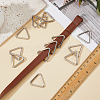 30Pcs Stainless Steel Triangle Ring Buckles STAS-DC0017-18-4