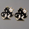 Alloy Enamel Pendants ENAM-CJC0006-74A-2