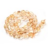 Natural Citrine Beads Strands X-G-F575-12-1