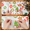 Christmas Theme Paper Gift Christmas Greeting Card Tags DIY-WH0349-93-6