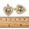 Real 18K Gold Plated Brass Pendants KK-L209-005G-04-3