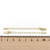 Brass Ends with Chains KK-P283-31G-3