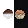 Epoxy Resin & Walnut Wood Pendants RESI-T057-10E-4