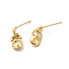 Rack Plating Brass Stud Earring Findings EJEW-P226-13G-2