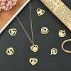 304 Stainless Steel Pendants STAS-CJ0003-42-6