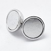 Anti-Tarnish Rhodium Plated 925 Sterling Silver Magnetic Clasps X-STER-F037-098P-8mm-3