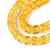 Crackle Transparent Glass Beads Strands GLAA-N062-4mm-07-4
