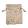 Burlap Packing Pouches Drawstring Bags ABAG-Q050-10x14-01-1