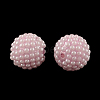 Imitation Pearl Acrylic Round Beads MACR-S787-18x20-M-2