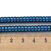 Electroplated Synthetic Non-magnetic Hematite Beads Strands G-K361-A03-03-4
