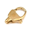 316 Stainless Steel Lobster Claw Clasps STAS-C154-02D-G-2
