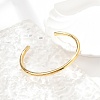 Ion Plating(IP) 304 Stainless Steel Simple Thin Cuff Bangles X-BJEW-P296-02G-5