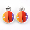 Food Grade Eco-Friendly Silicone Baby Pacifier Clips SIL-S003-05B-1