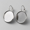 304 Stainless Steel Hoop Earring Findings STAS-WH0001-17D-P-1