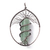 Natural Green Aventurine Big Pendants G-F702-02R-D-2