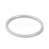 Non-Tarnish 1mm Polished Plain Dome Finger Ring for Girl Women RJEW-C012-02E-P-2