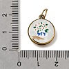 Double-sided Printed 304 Stainless Steel Pendants SA-CBA45D9-01B-3