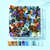 250Pcs Gradient Color Transparent Acrylic Beads OACR-FS0001-93-7