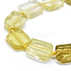 Natural Lemon Quartz Beads Strands G-F725-05-3