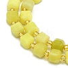 Natural Lemon Jade Beads Strands G-I376-D26-01-3