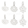 6Pcs 3 Styles 925 Sterling Silver Charms STER-PH0002-86-1
