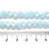 Electroplate Opaque Glass Beads Strands EGLA-A035-P6mm-A10-4