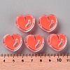 Transparent Enamel Acrylic Beads TACR-S155-004A-4