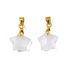 Natural Quartz Crystal Charms G-N326-142-11-4