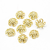 Plated Iron Fancy Bead Caps IFIN-S696-20G-1