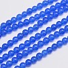 Natural & Dyed Malaysia Jade Bead Strands X-G-A146-4mm-A21-1