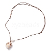 5Pcs 5 Styles Summer Beach Natural Cultured Freshwater Pearl & Natural Shell Pendant Necklaces NJEW-JN05098-5