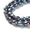 Natural Cultured Freshwater Pearl Beads Strands PEAR-Z002-24-3