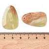 Natural Green Banded Calcite(Afghan Jade) Pendants GG-CBA6BAC-H08-3