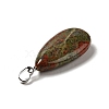 Natural Unakite Pendants G-P474-01P-11-3