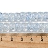 Transparent Spray Painting Crackle Glass Beads Strands GLAA-NH0001-05F-4