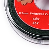 2-Ply Round Waxed Cotton Thread Cords YC-T004-01A-13-3