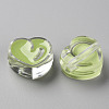 Transparent Enamel Acrylic Beads TACR-S155-004D-2