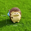 Cute Resin Hedgehog Miniature Ornaments PW-WG5E9A1-01-1