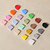 CHGCRAFT 40Pcs 20 Styles Rainbow Arch Food Grade Eco-Friendly Silicone Focal Beads SIL-CA0003-29-6