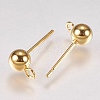 202 Stainless Steel Stud Earring Findings X-STAS-G173-12G-5mm-2