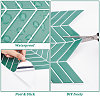 3D PET Self-Adhesive Waterproof Arrow Pattern Wall Sign Stickers DIY-WH0308-145-3