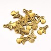 Tibetan Style Angel Alloy Pendants TIBEP-A579-AG-NR-2