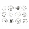 20Pcs Tibetan Style Alloy Gear Pendants TIBEP-FS0001-03AS-6