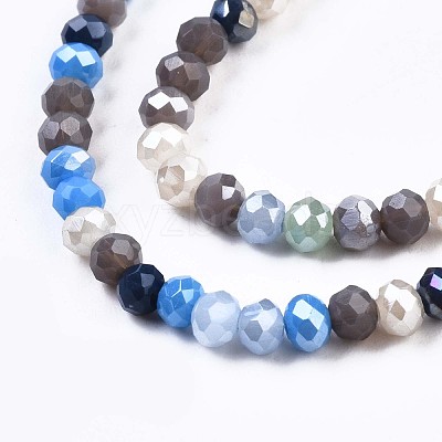 Glass Beads Strands X-GLAA-T006-16D-1